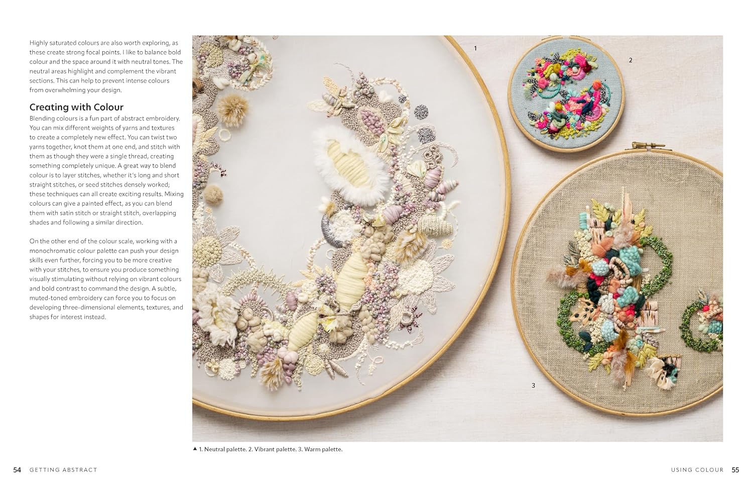 Sample spread from Creative Abstract Embroidery, image 3