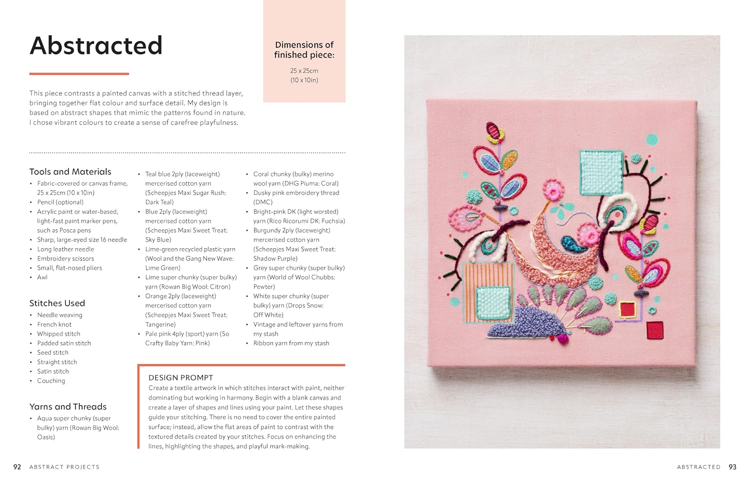 Sample spread from Creative Abstract Embroidery, image 5